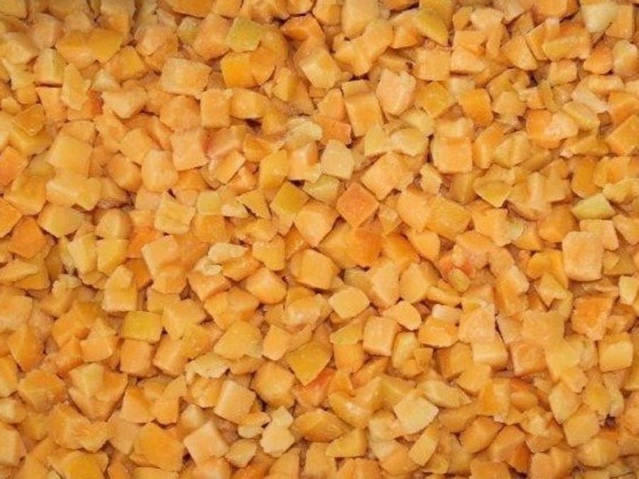 IQF Apricot halves, dices